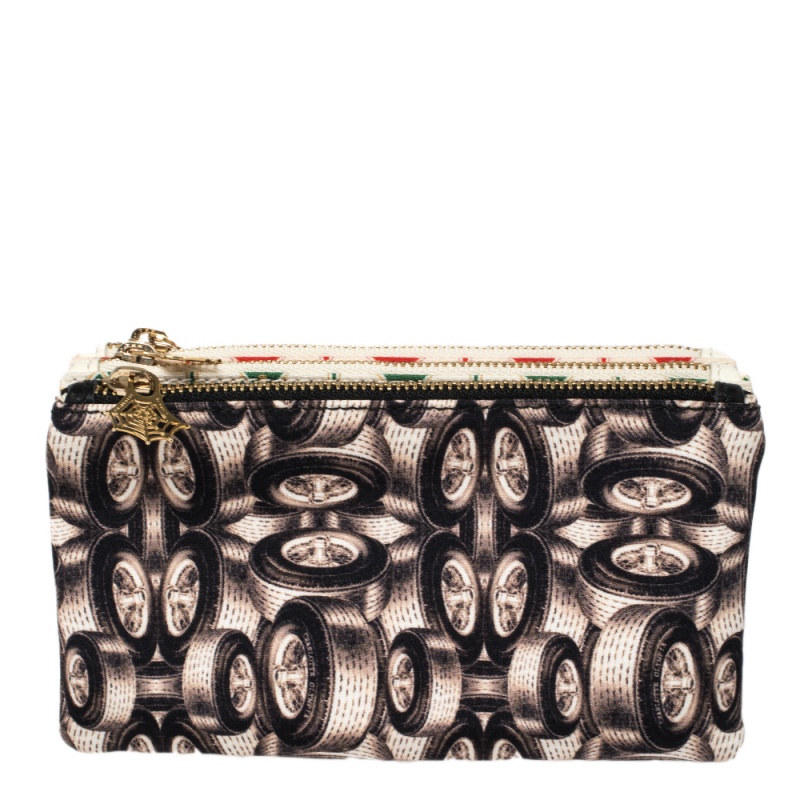 Charlotte Olympia Multi-Color Printed Fabric Set Of 3 Clutches